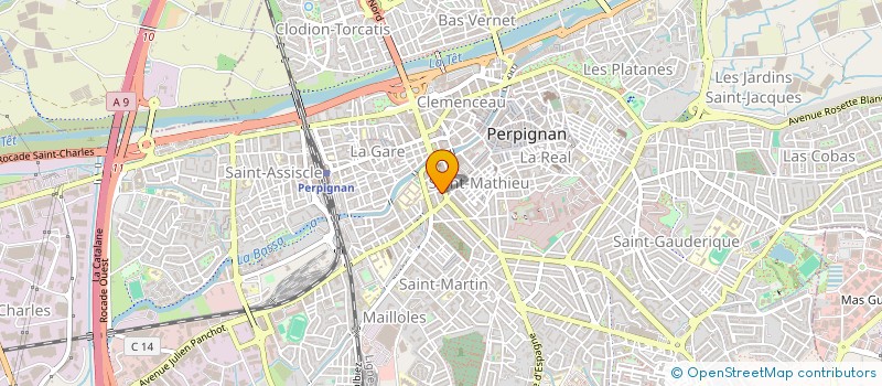 localisation de l'entreprise AMMA STUDIO  PERPIGNAN