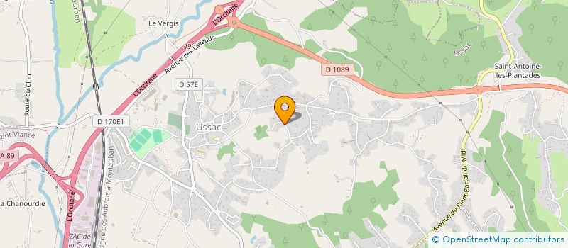 localisation de l'entreprise AMMAC  USSAC