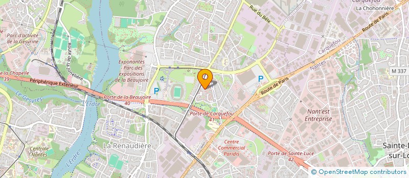 localisation de l'entreprise AMMAHE  NANTES