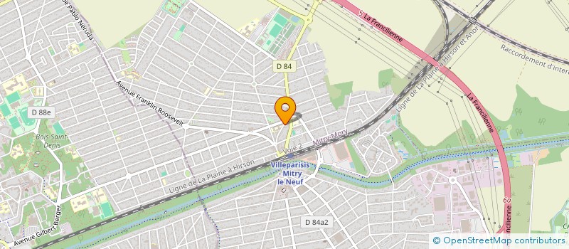 localisation de l'entreprise AMMAN  MITRY-MORY