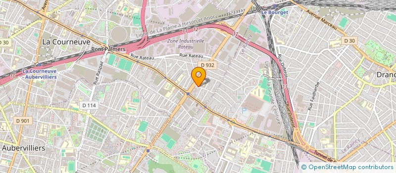 localisation de l'entreprise AMMAN à LA COURNEUVE
