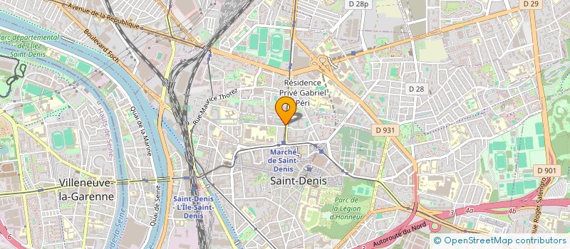 localisation de l'entreprise AMMAPEL à SAINT-DENIS
