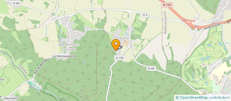 localisation de l'entreprise AMMAR  CHAUVRY