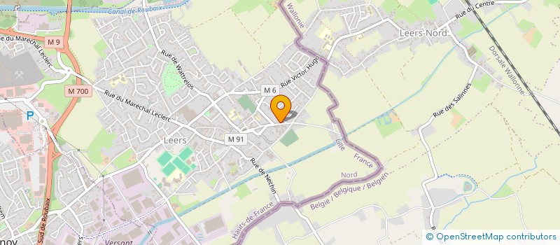 localisation de l'entreprise AMMARI5  LEERS