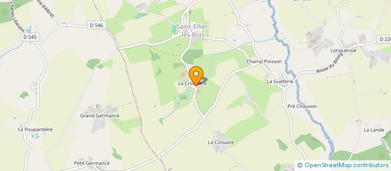 localisation de l'entreprise AMMARIS à SAINT-ELLIER-LES-BOIS