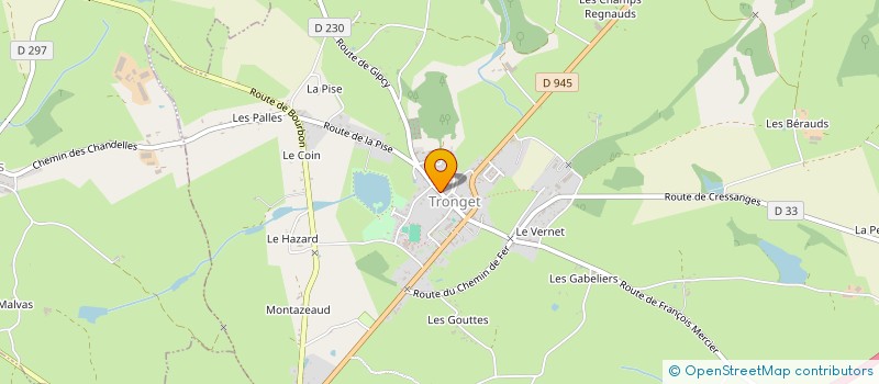 localisation de l'entreprise AMMAT18  LE MONTET