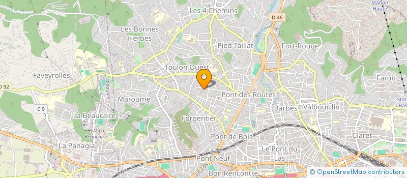 localisation de l'entreprise AMMAX 8320  TOULON