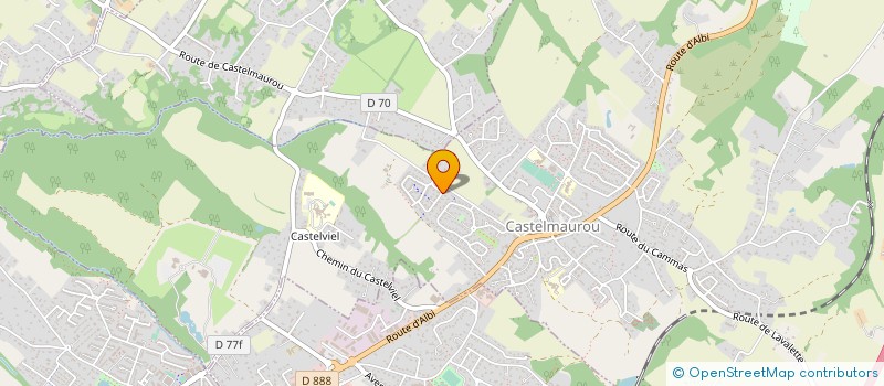 localisation de l'entreprise AMMAX INVEST'  CASTELMAUROU