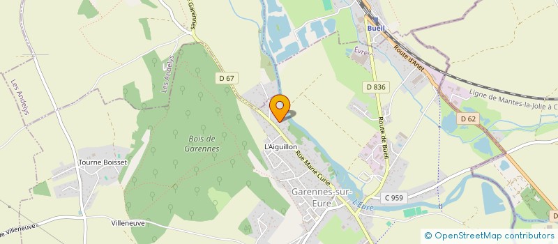 localisation de l'entreprise AMMB  GARENNES SUR EURE