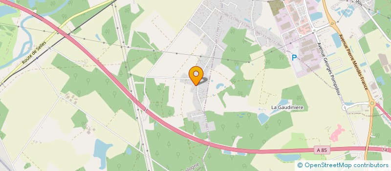 localisation de l'entreprise AMMD  PRUNIERS-EN-SOLOGNE