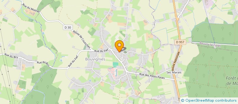 localisation de l'entreprise AMMEUX à BOUVIGNIES