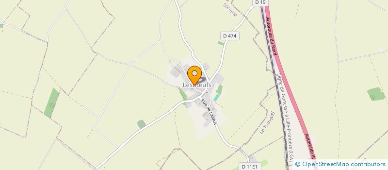 localisation de l'entreprise AMMEUX P  LESBUFS