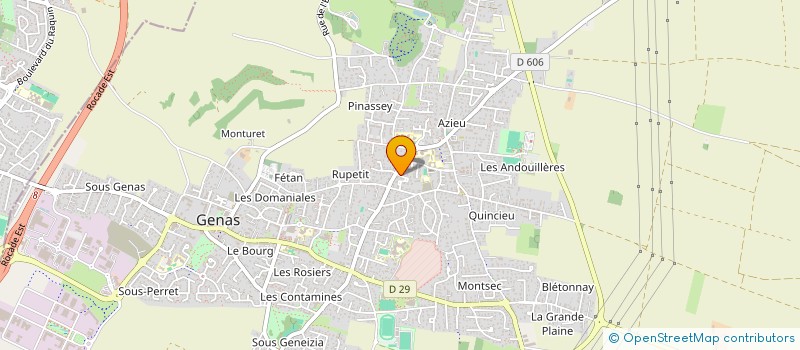 localisation de l'entreprise AMMG  GENAS