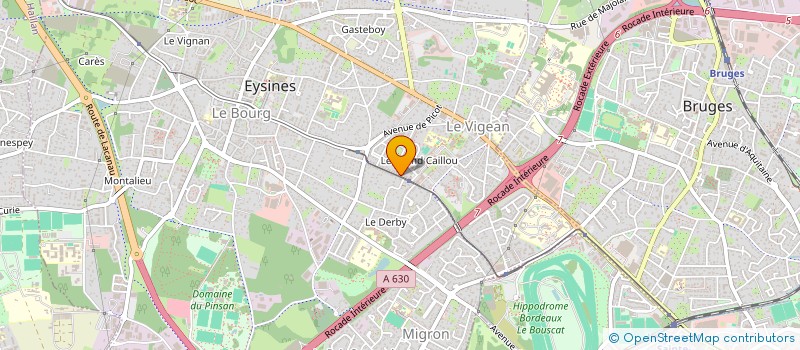 localisation de l'entreprise AMMI  EYSINES