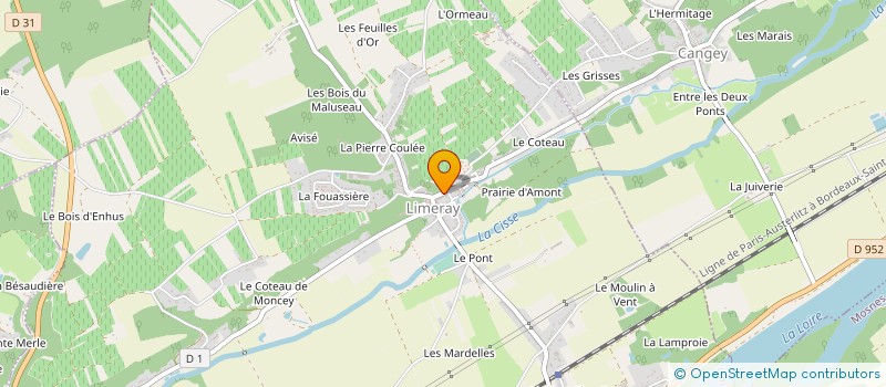 localisation de l'entreprise AMMI-VAL D'AMBOISE ACCUEIL DES MINEURS MIGRANTS DANS LE VAL D'AMBOISE  LIMERAY