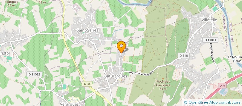 localisation de l'entreprise AMMIGO  SATURARGUES