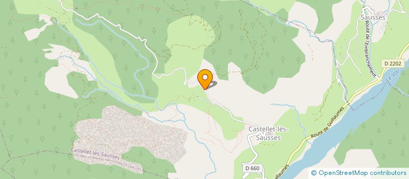 localisation de l'entreprise AMMIRATI SAS à CASTELLET-LES-SAUSSES