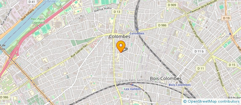 localisation de l'entreprise AMMIX à COLOMBES