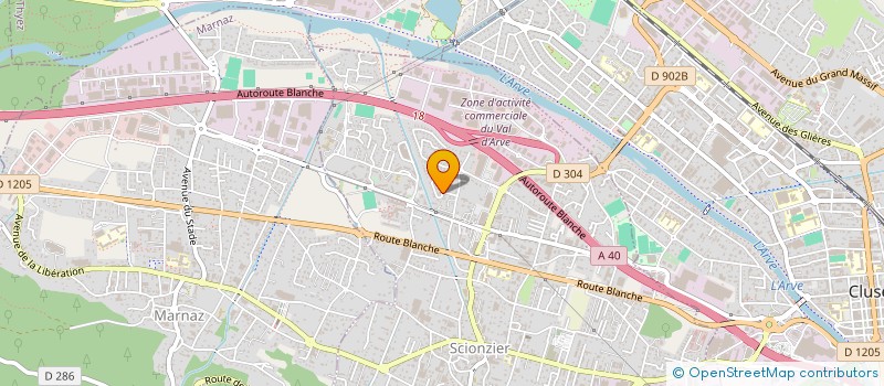 localisation de l'entreprise AMMJG COURTAGE  SCIONZIER