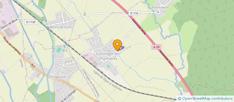 localisation de l'entreprise AMMS 21  COLLONGES-ET-PREMIERES