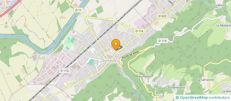 localisation de l'entreprise AMMY  DOMENE