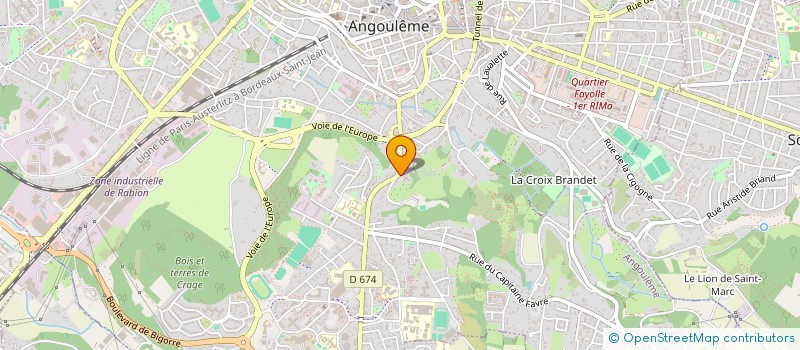 localisation de l'entreprise AMMY à ANGOULEME