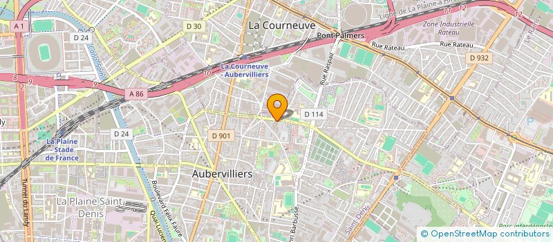 localisation de l'entreprise AMN  AUBERVILLIERS
