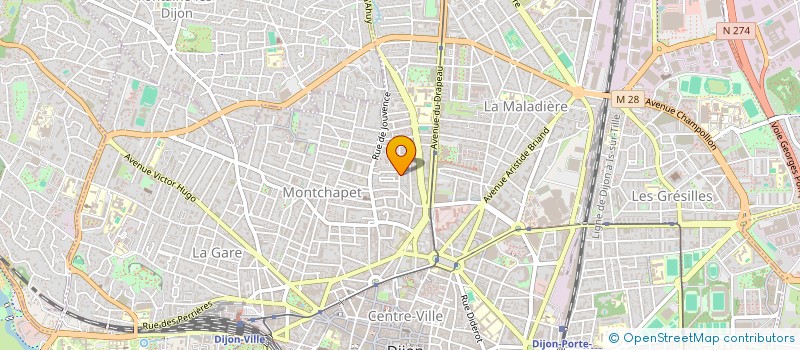 localisation de l'entreprise AMN à DIJON