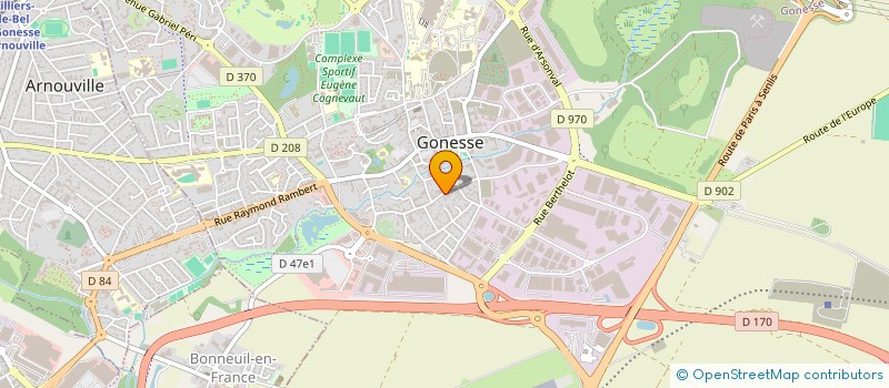 localisation de l'entreprise AMN BAT à GONESSE