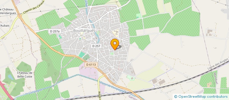 localisation de l'entreprise AMN BETON  BOUILLARGUES