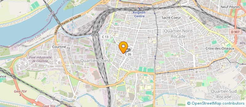 localisation de l'entreprise AMN DISTRIBUTION  AVIGNON