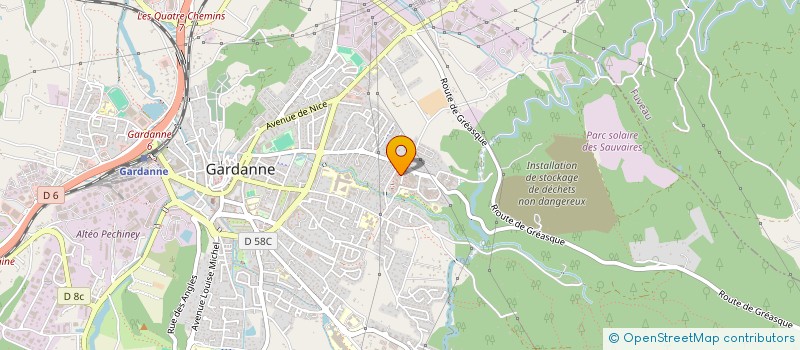 localisation de l'entreprise AMN DISTRIBUTION à GARDANNE