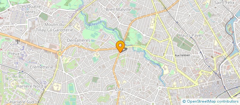 localisation de l'entreprise AMN POINCARE à NANTES