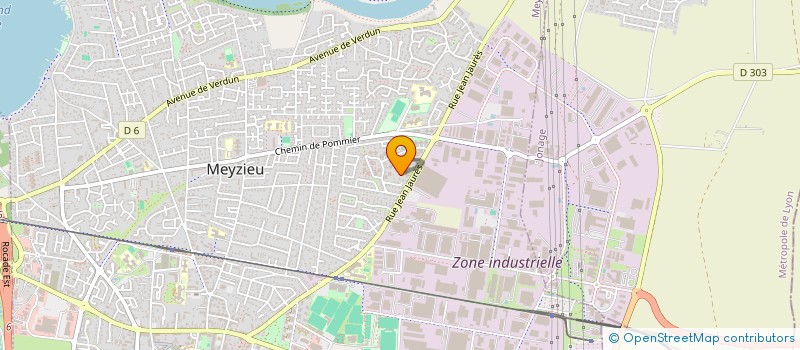 localisation de l'entreprise AMN TAXI à MEYZIEU