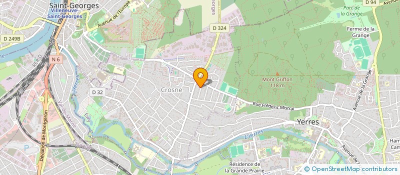 localisation de l'entreprise AMN VTC  CROSNE