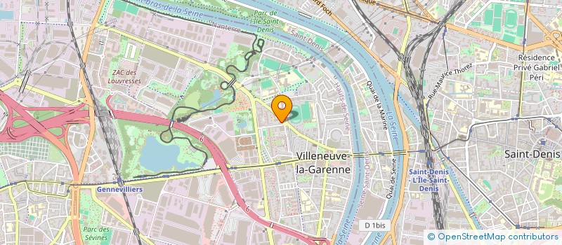 localisation de l'entreprise AMNA à VILLENEUVE-LA-GARENNE
