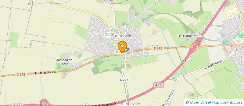 localisation de l'entreprise AMNA  SANNERVILLE