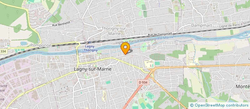 localisation de l'entreprise AMNEG à LAGNY-SUR-MARNE