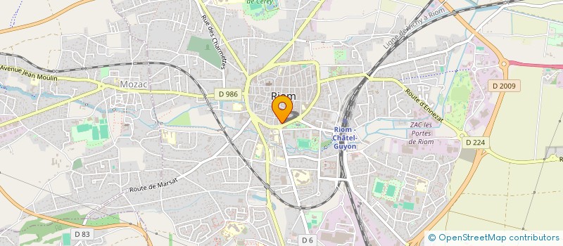 localisation de l'entreprise AMNESIA  RIOM