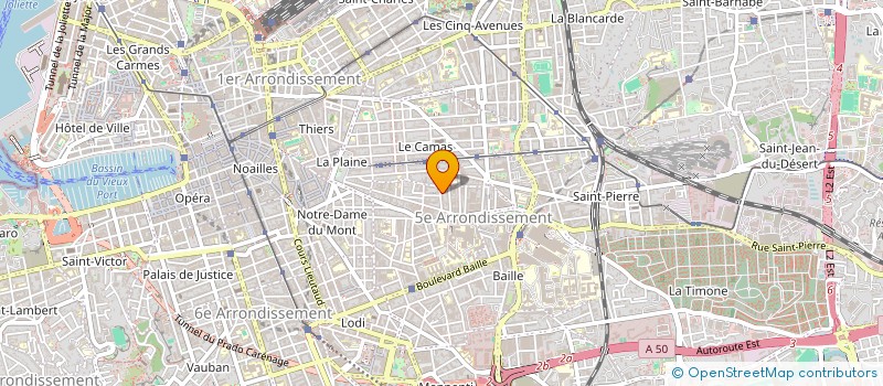 localisation de l'entreprise AMNESTY INT GRPE N453 MLLE III  MARSEILLE