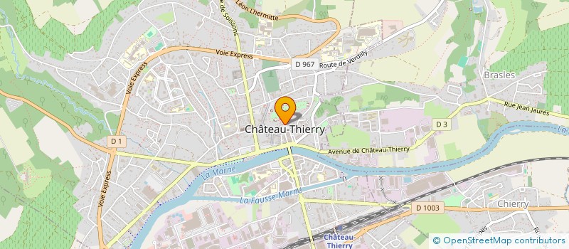 localisation de l'entreprise AMNESTY INTERNATIONAL, GROUPE 272, CHATEAU-THIERRY  CHATEAU-THIERRY