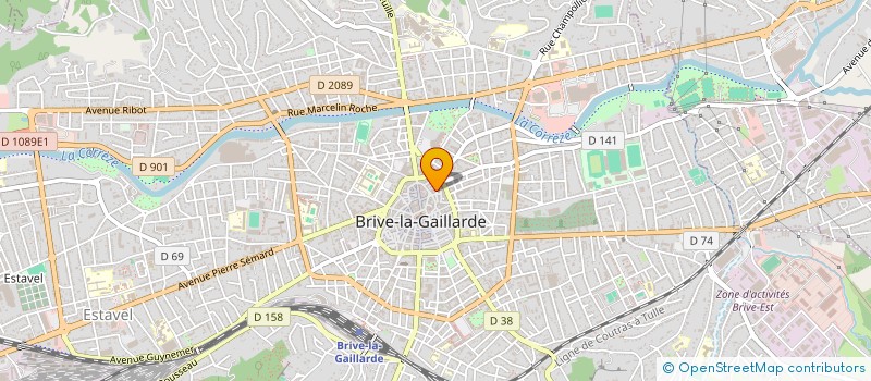 localisation de l'entreprise AMNESTY INTERNATIONAL GROUPE N. 37 DE BRIVE  BRIVE-LA-GAILLARDE