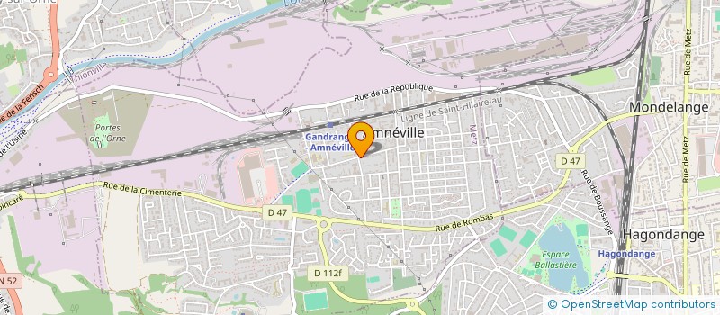 localisation de l'entreprise AMNEVILLE COIFFURES à AMNEVILLE