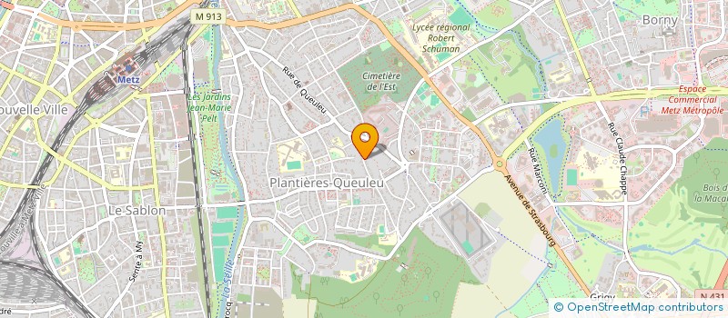 localisation de l'entreprise AMNEVILLE DEVELOPPEMENT à METZ