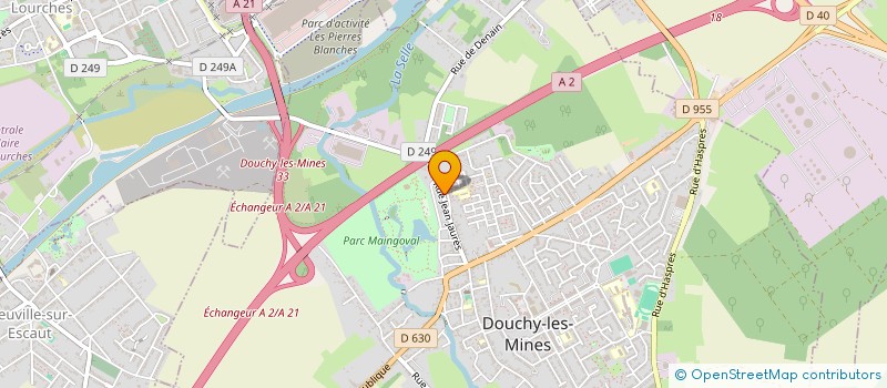 localisation de l'entreprise AMNEZIA  DOUCHY-LES-MINES