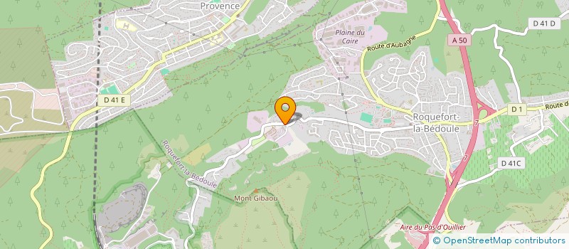 localisation de l'entreprise AMNEZIA INVEST  ROQUEFORT-LA-BEDOULE