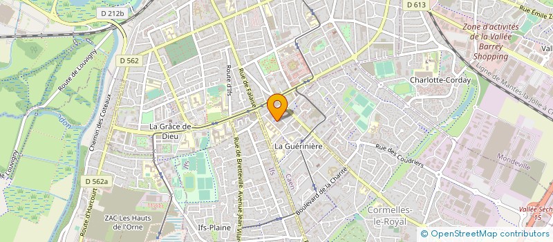 localisation de l'entreprise AMNIOS à CAEN