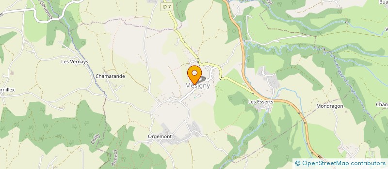 localisation de l'entreprise AMNIOS ANNECY à POISY