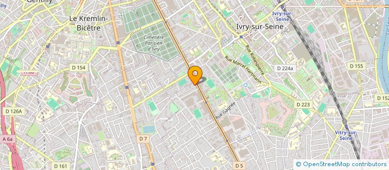 localisation de l'entreprise AMNIR CONSULTING à VITRY-SUR-SEINE