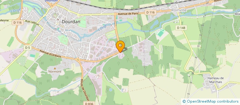 localisation de l'entreprise AMNITEC SAS à DOURDAN